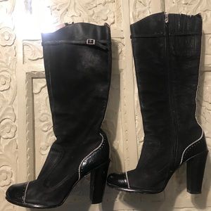 Diesel Knee High High Heel Boots